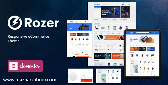 Rozer-Digital eCommerce WordPress Theme Free Download Right Now 2025